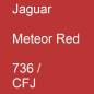 Preview: Jaguar, Meteor Red, 736 / CFJ.